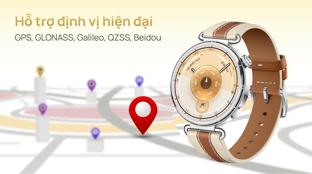 Huawei Watch GT 6 41mm viền thép dây da phối