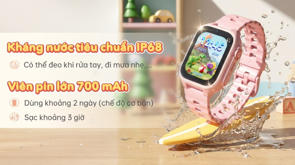 Đồng hồ định vị trẻ em Kidcare Sight S26 4G