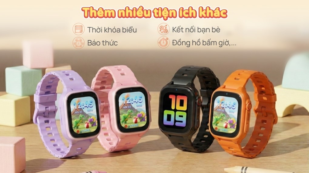 Đồng hồ định vị trẻ em Kidcare Sight S26 4G