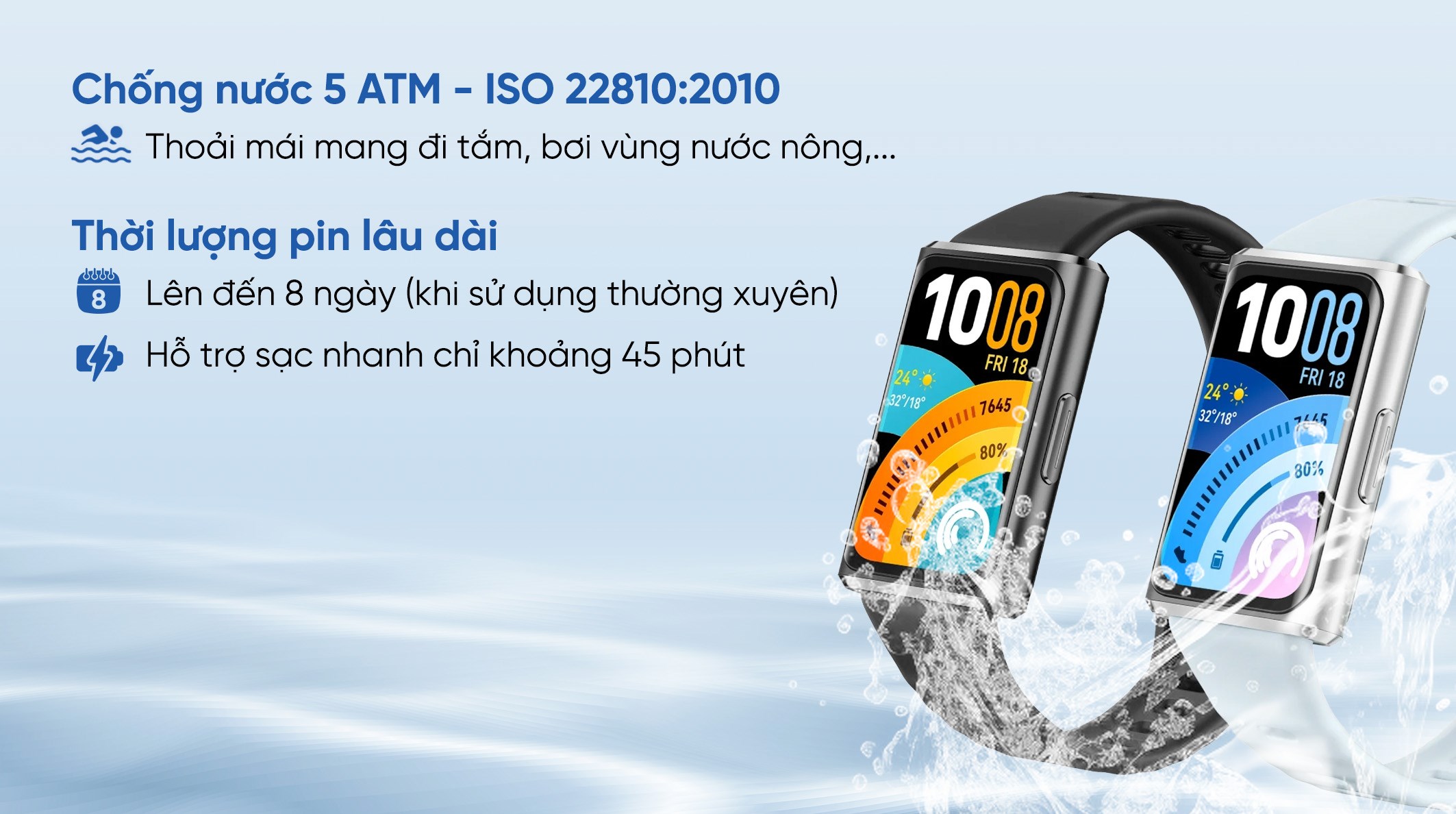 Vòng đeo tay thông minh Huawei Band 11 Pro dây Fluor