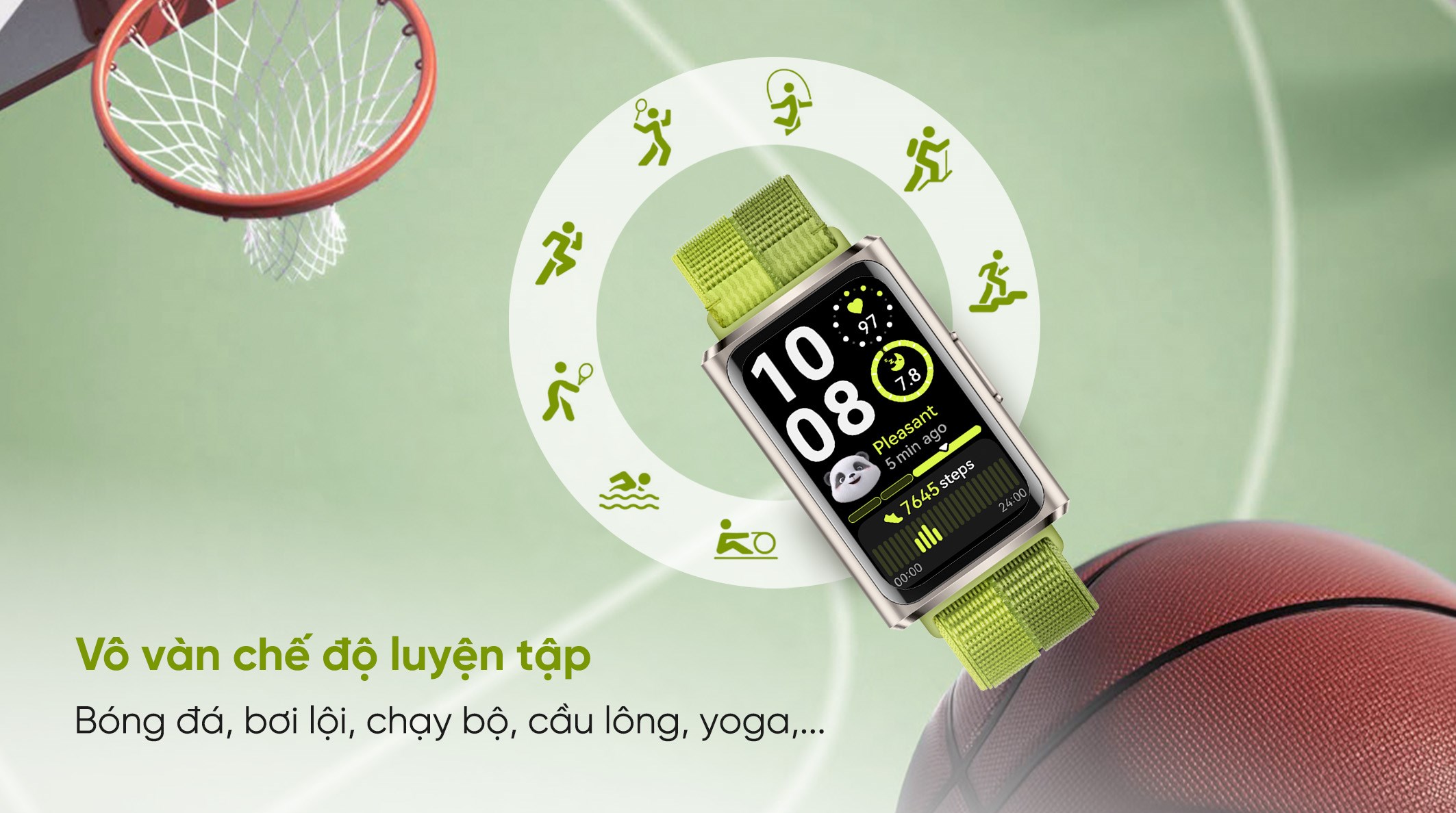 Vòng đeo tay thông minh Huawei Band 11 Pro dây nylon dệt