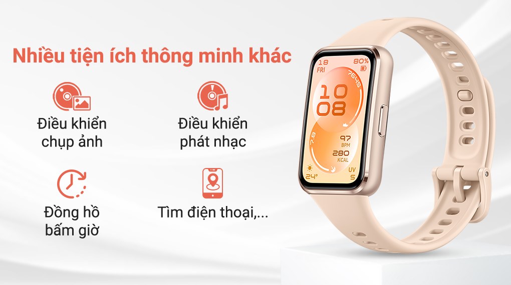 Vòng đeo tay thông minh Huawei Band 11 viền nhôm dây Fluor
