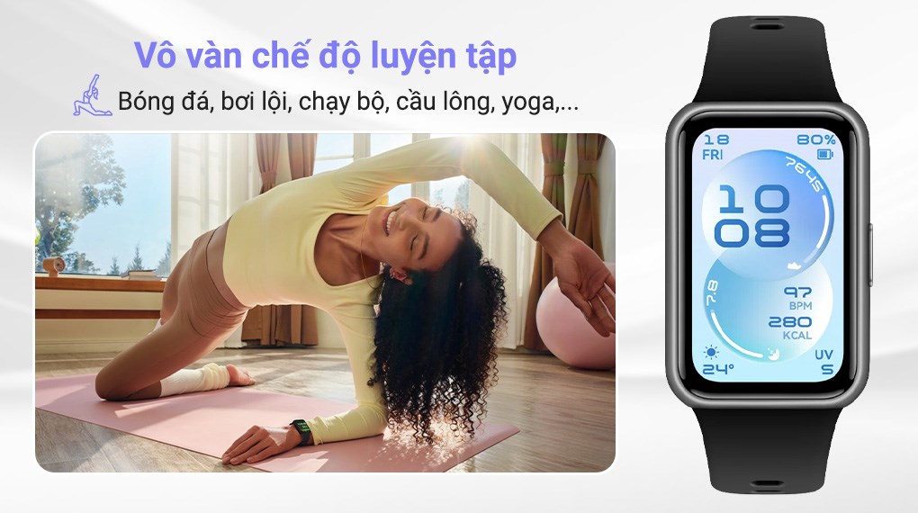 Vòng đeo tay thông minh Huawei Band 11 dây Fluor