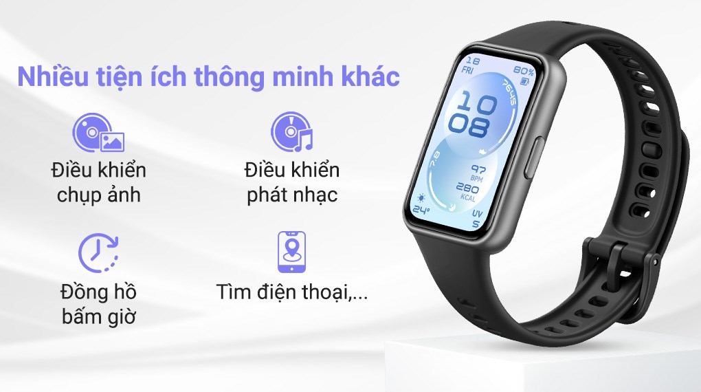 Vòng đeo tay thông minh Huawei Band 11 dây Fluor