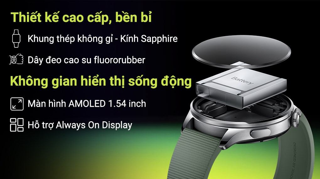 Xiaomi Watch 5 47 mm dây cao su Fluoro