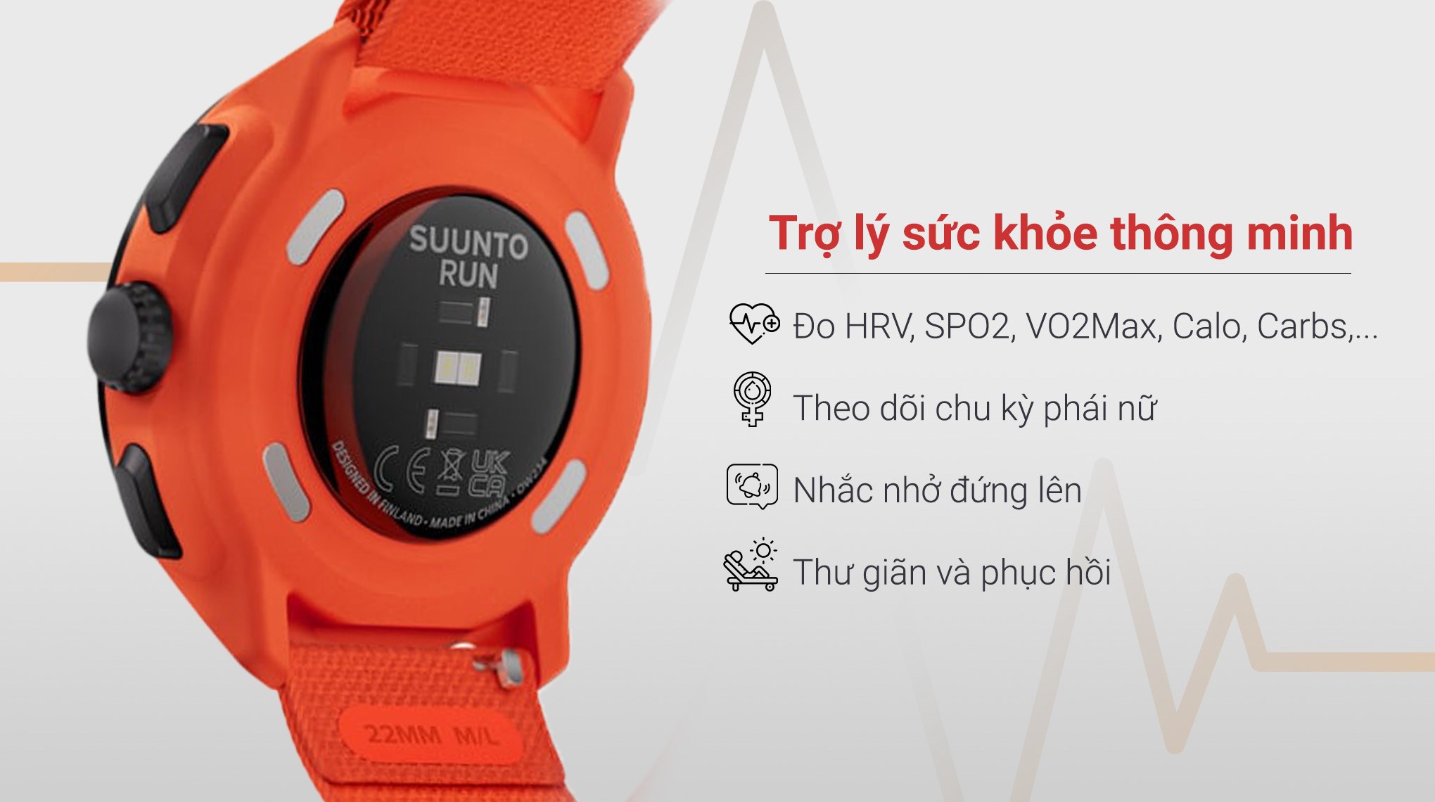 Suunto Run 46mm dây nylon