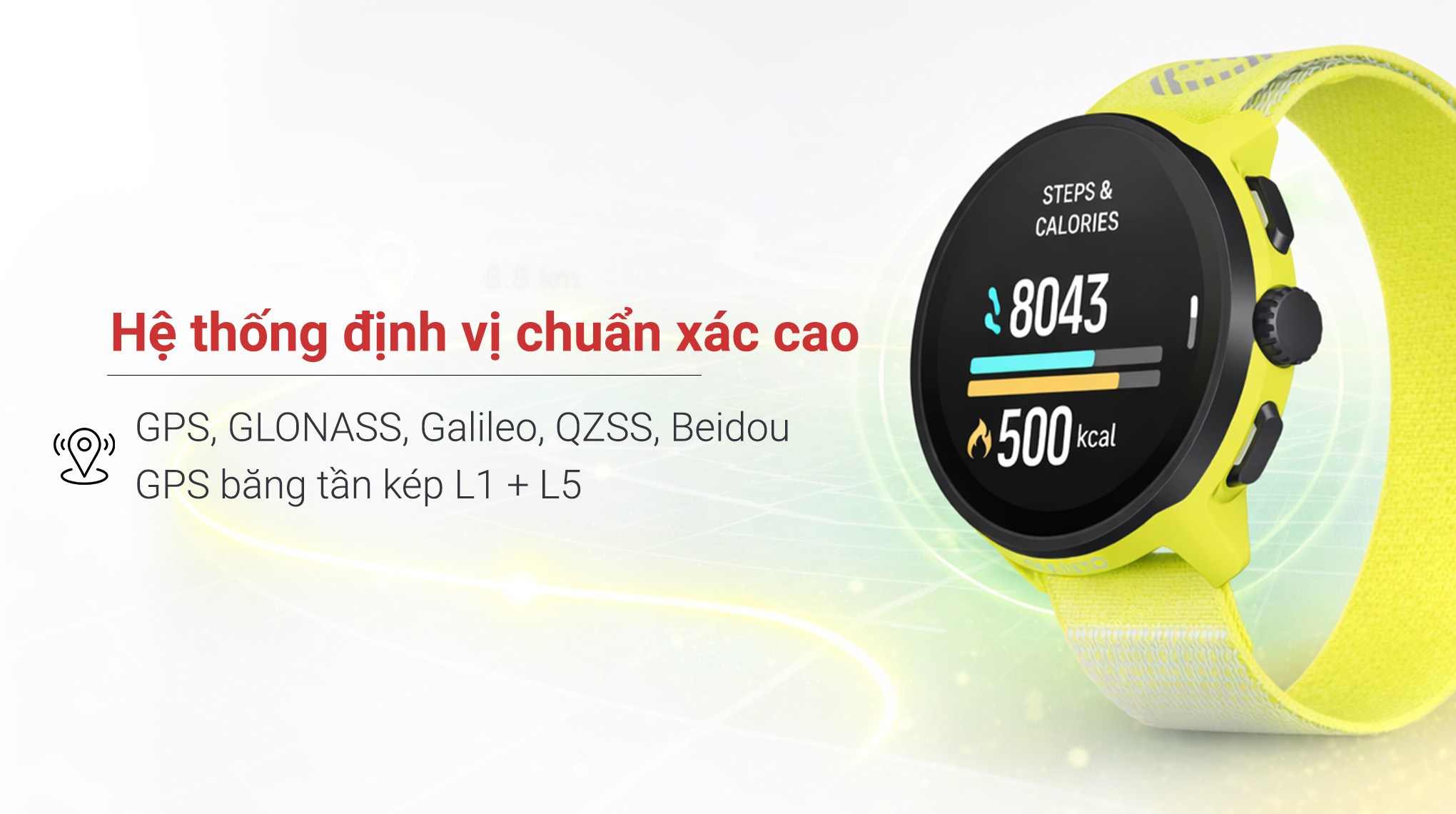 Suunto Run 46mm dây nylon