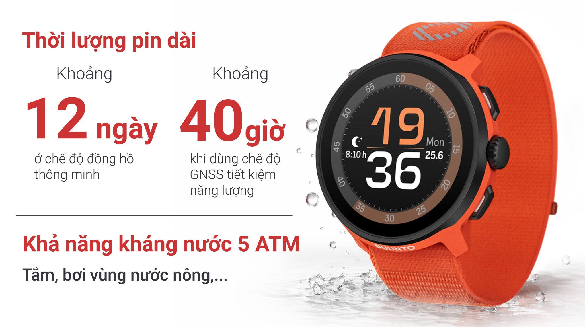 Suunto Run 46mm dây nylon