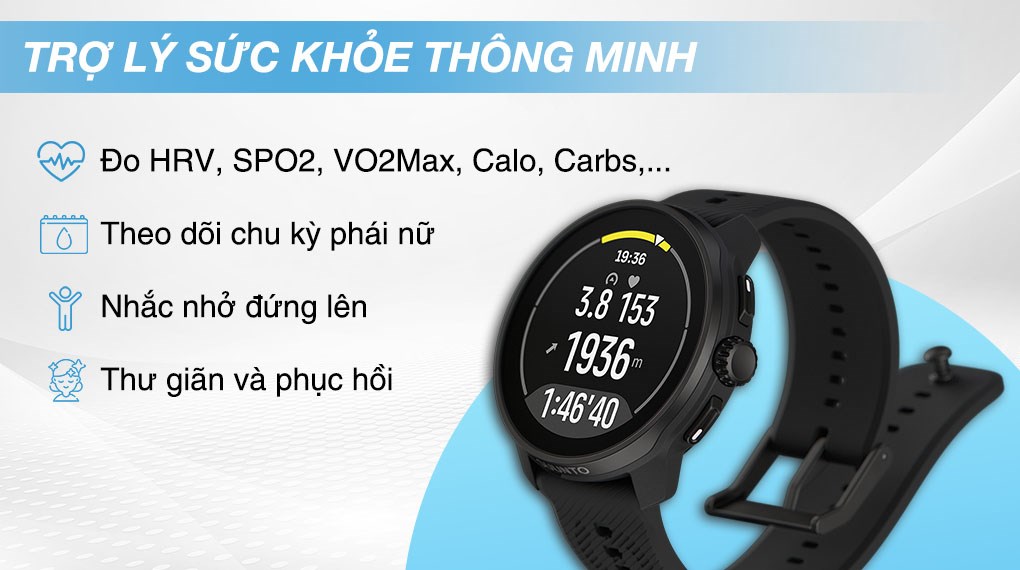 Suunto Race S 45mm dây silicone