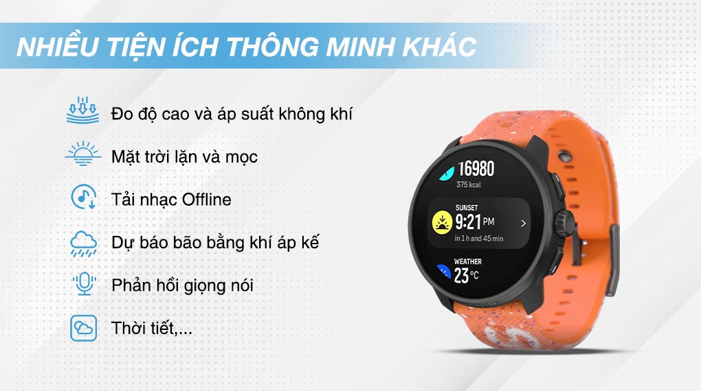 Suunto Race S 45mm dây silicone