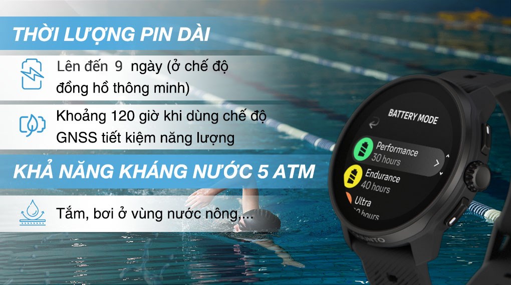 Suunto Race S 45mm dây silicone