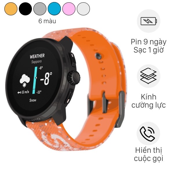 Suunto Race S 45mm dây silicone