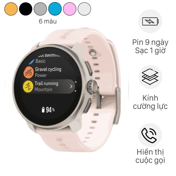 Suunto Race S 45mm dây silicone