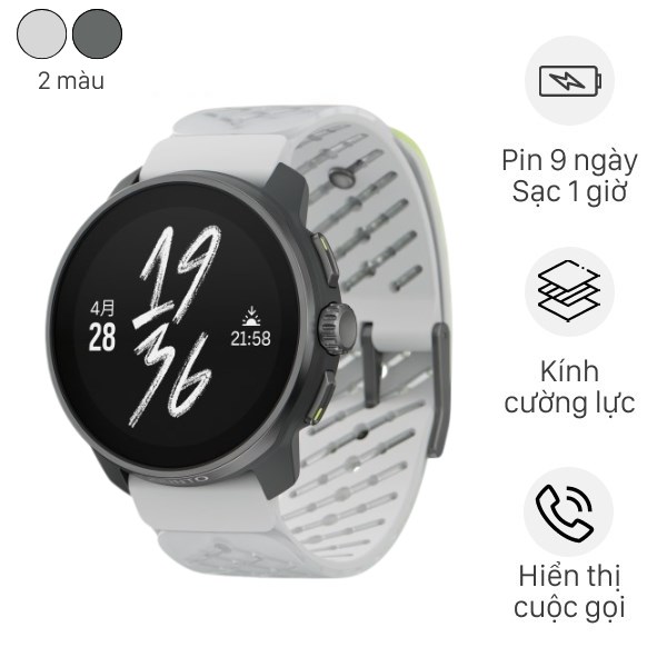 Suunto Race S Titanium 45mm dây silicone