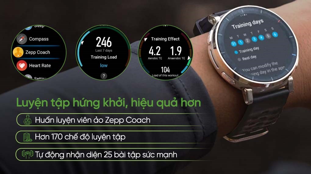 Amazfit Active 3 Premium 46mm dây silicone