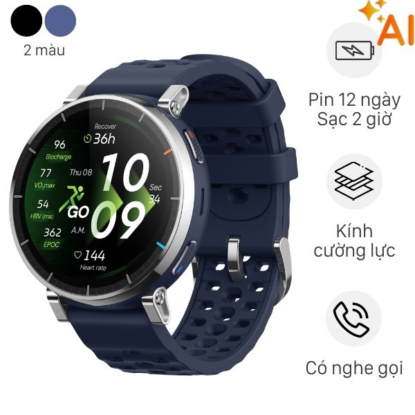 Amazfit Active 3 Premium 46mm dây silicone