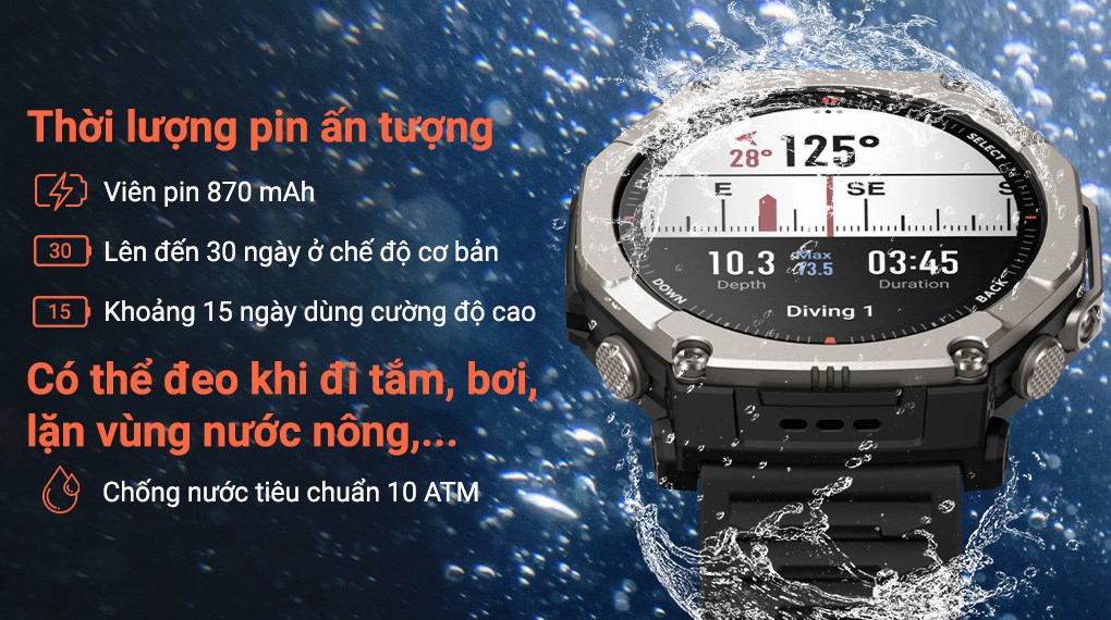 Amazfit T-Rex Ultra 2 51mm dây silicone