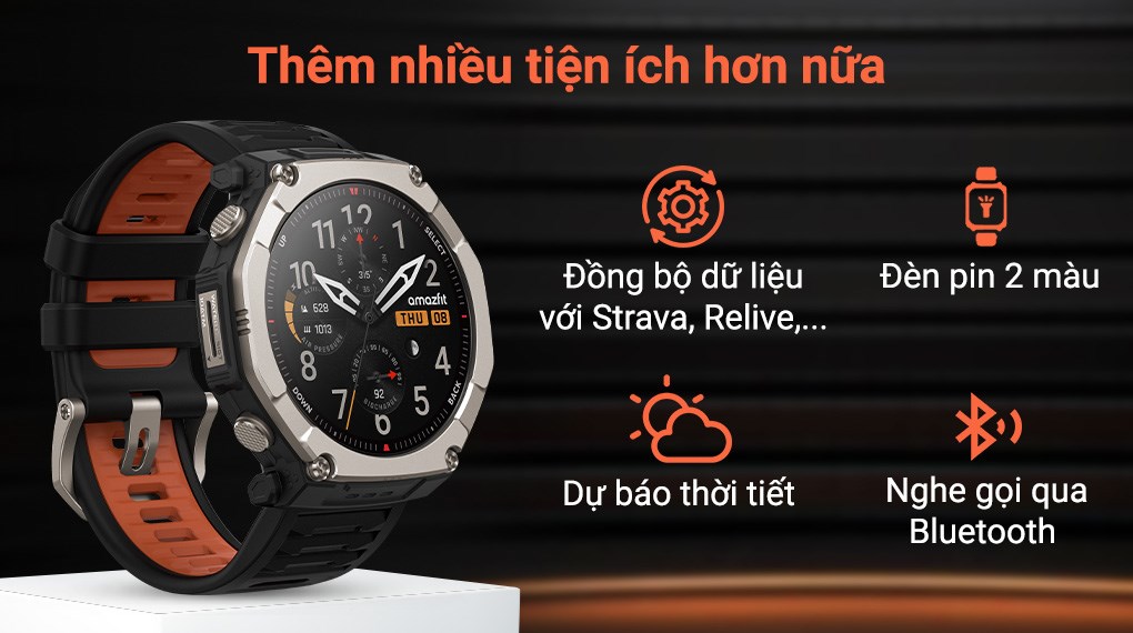 Amazfit T-Rex Ultra 2 51mm dây silicone