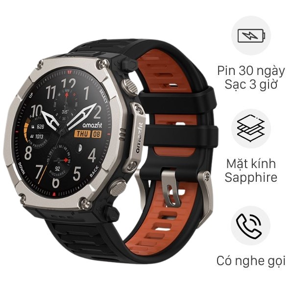 Amazfit T-Rex Ultra 2 51mm dây silicone
