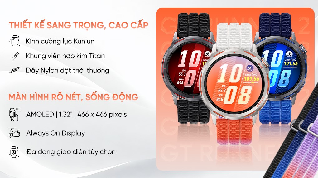 Huawei Watch GT Runner 2 43.5mm dây Nylon