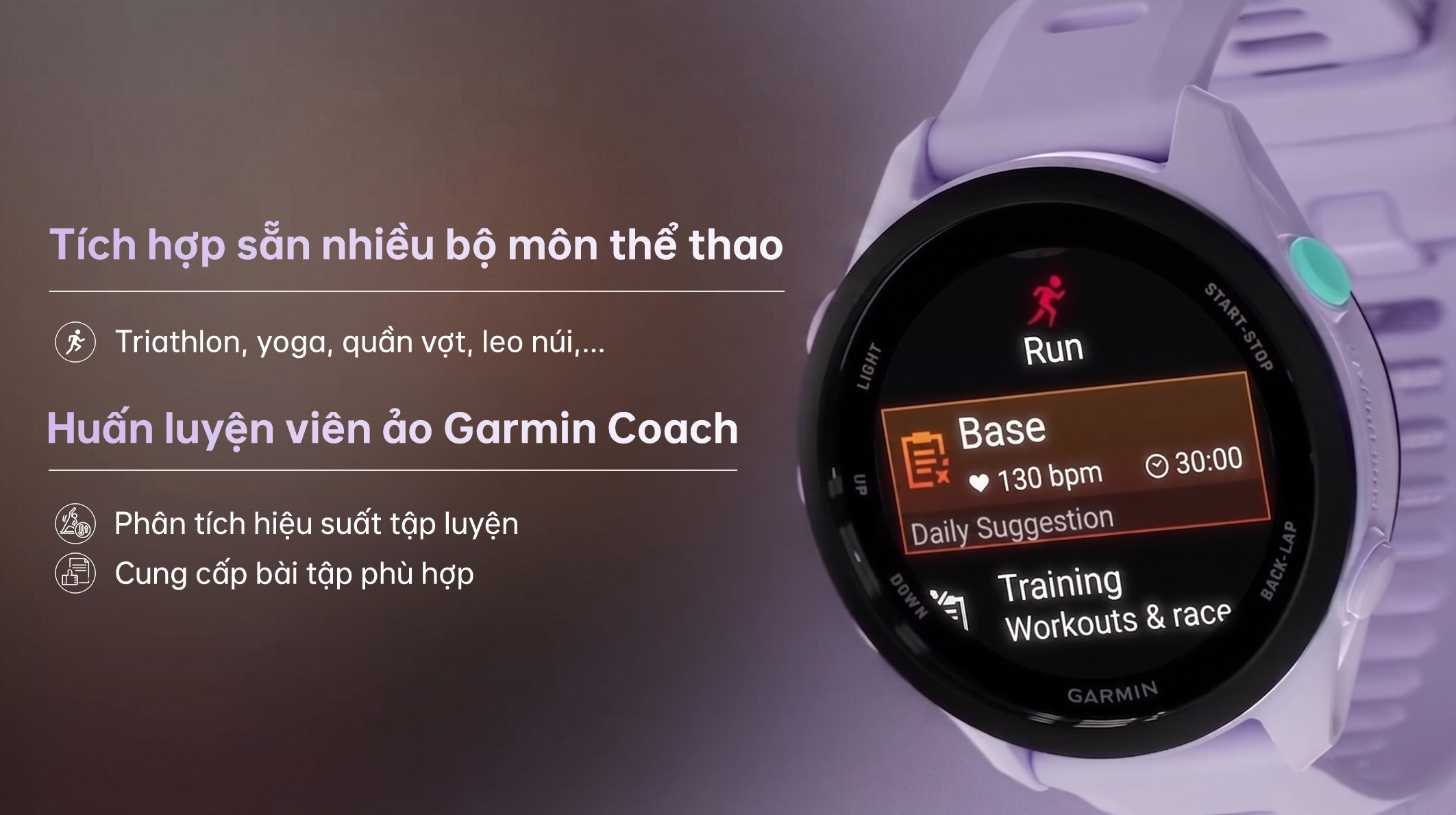 Garmin Forerunner 70 42.6mm dây silicone