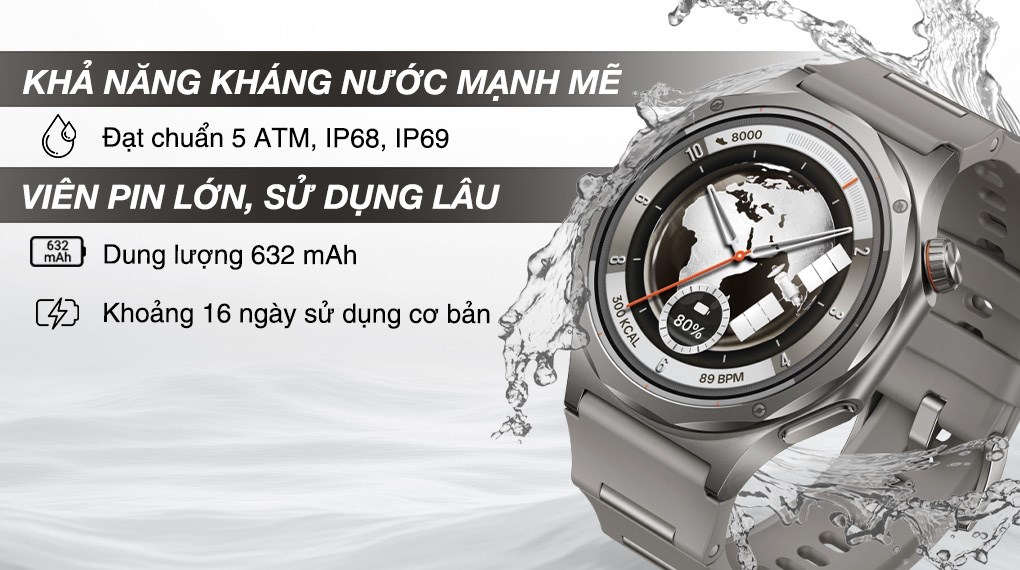 OPPO Watch X3 47.4mm dây cao su