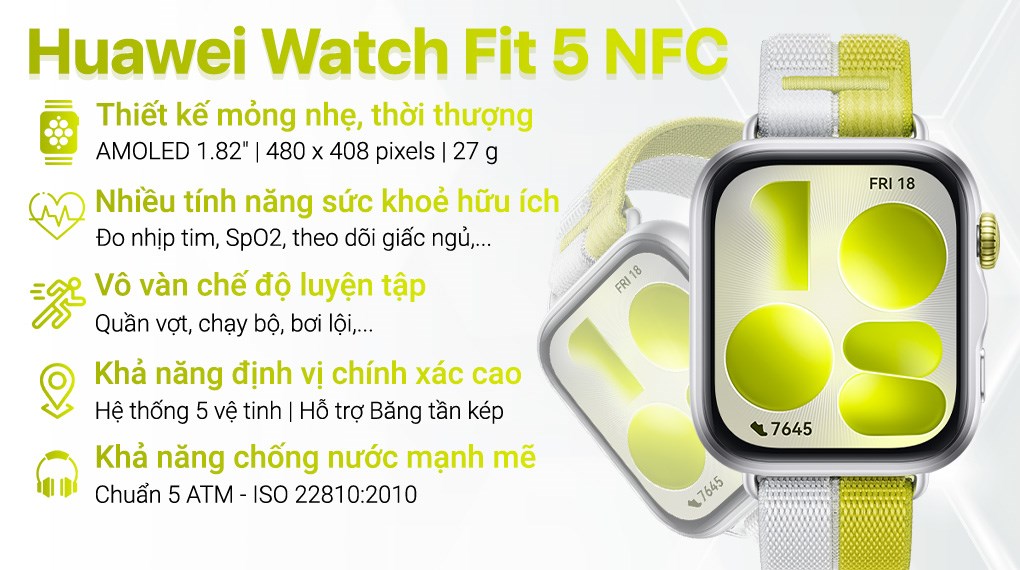 Huawei Watch Fit 5 42.9mm dây nylon