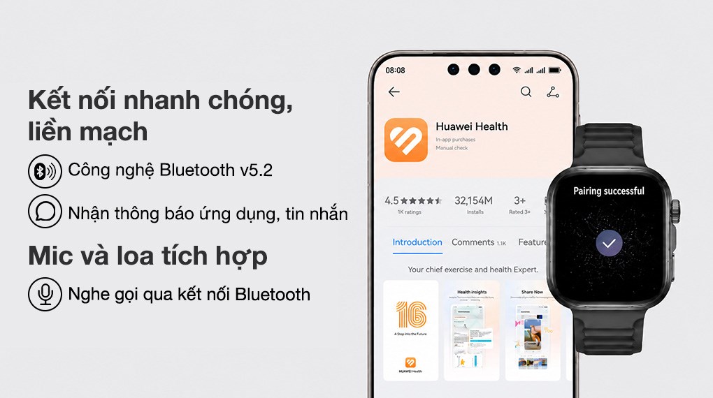 Huawei Watch Fit 5 Pro 44.5mm dây Fluoro
