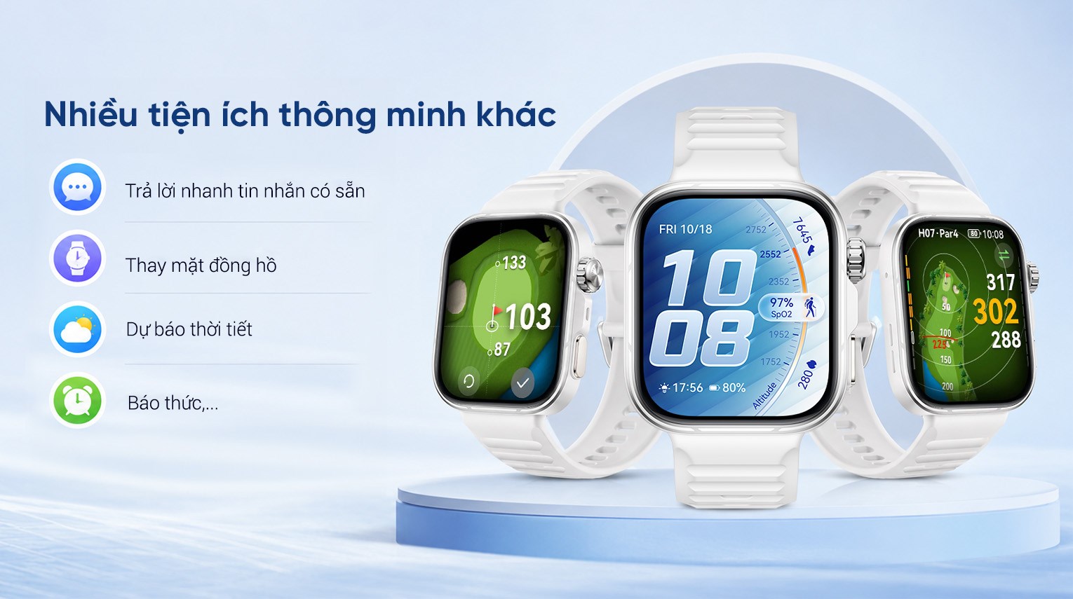 Huawei Watch Fit 5 Pro 44.5mm viền Titanium Micro Arc Oxidation dây Fluoro