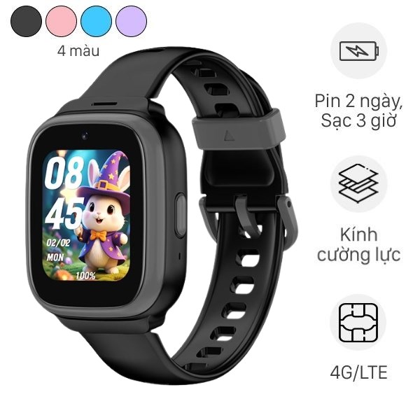 Kidcare Sight S5 4G 47mm dây cao su