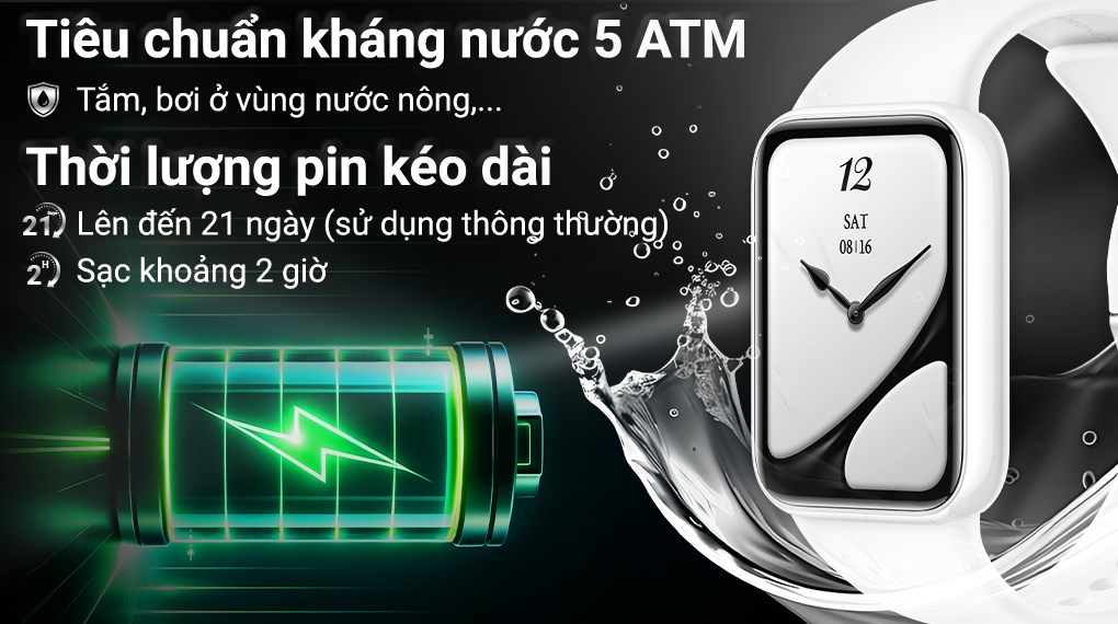 Vòng đeo tay thông minh Mi Band 10 Pro viền gốm