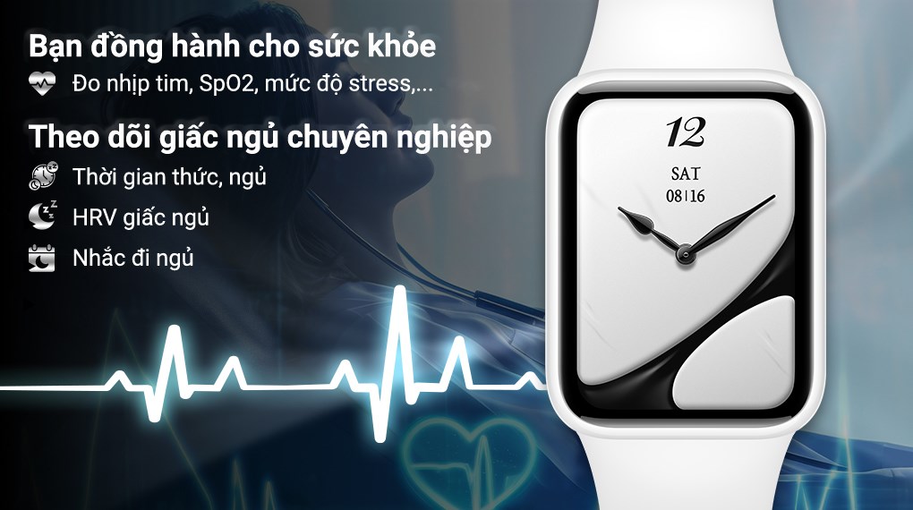 Vòng đeo tay thông minh Mi Band 10 Pro viền gốm