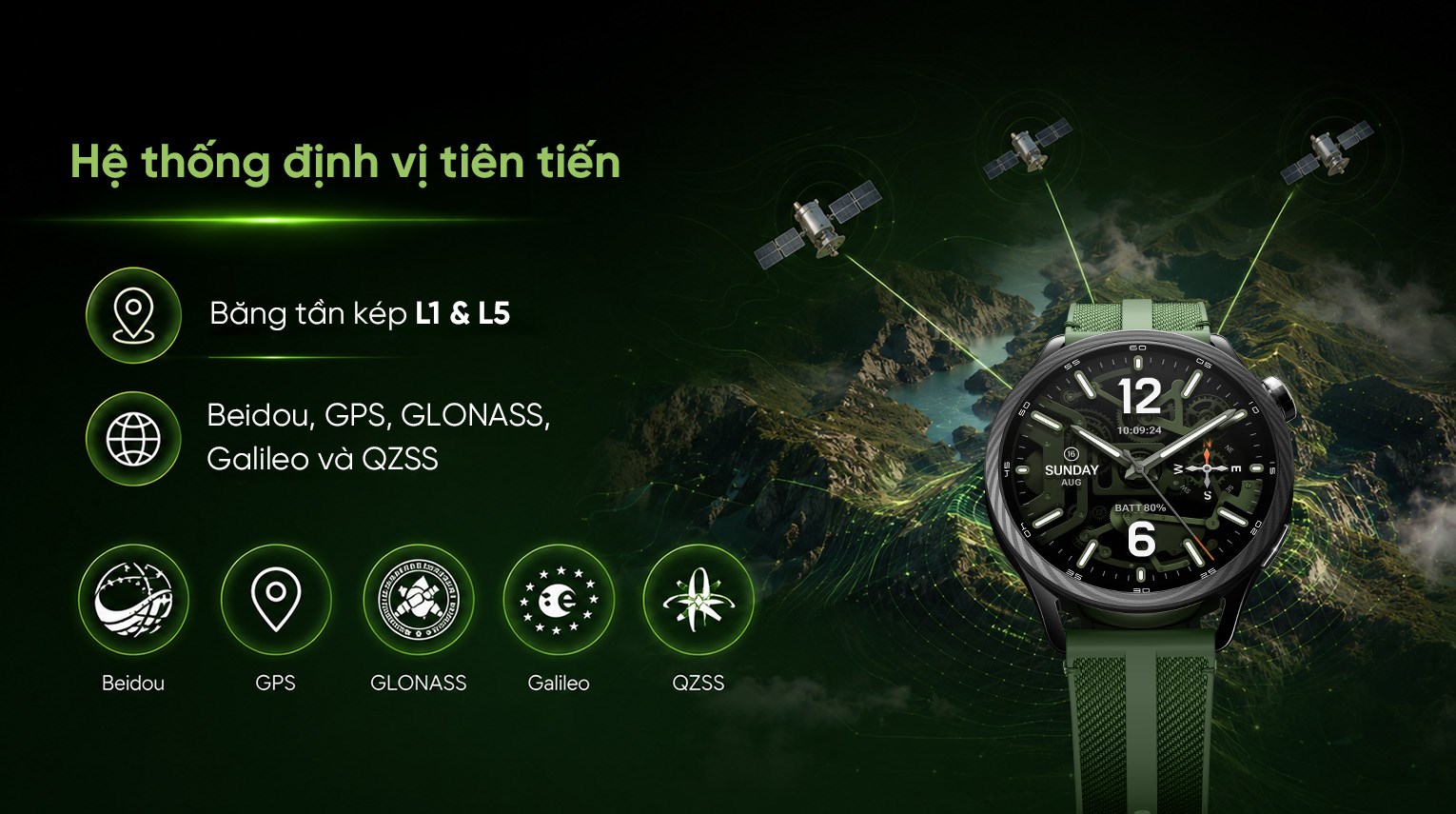 Xiaomi Watch S5 46mm viền Carbon dây Woven