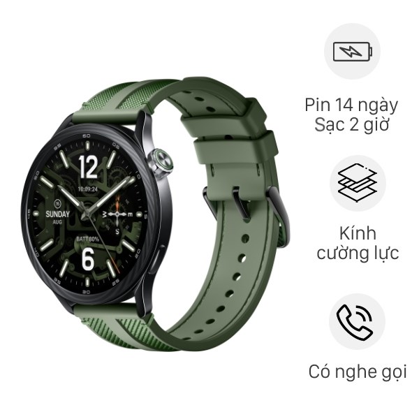 Xiaomi Watch S5 46mm viền Carbon dây Woven
