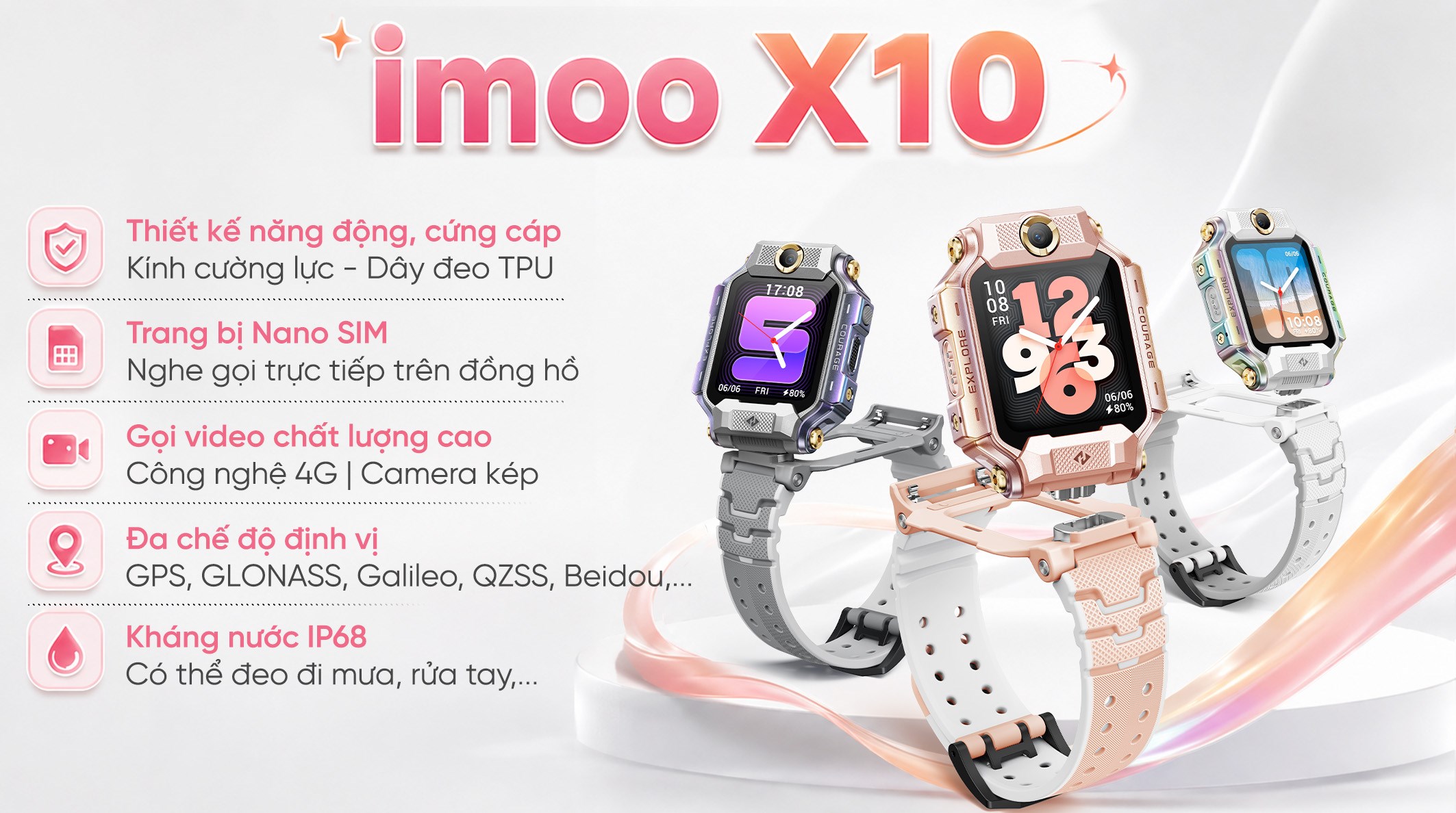 Đồng hồ định vị trẻ em imoo X10