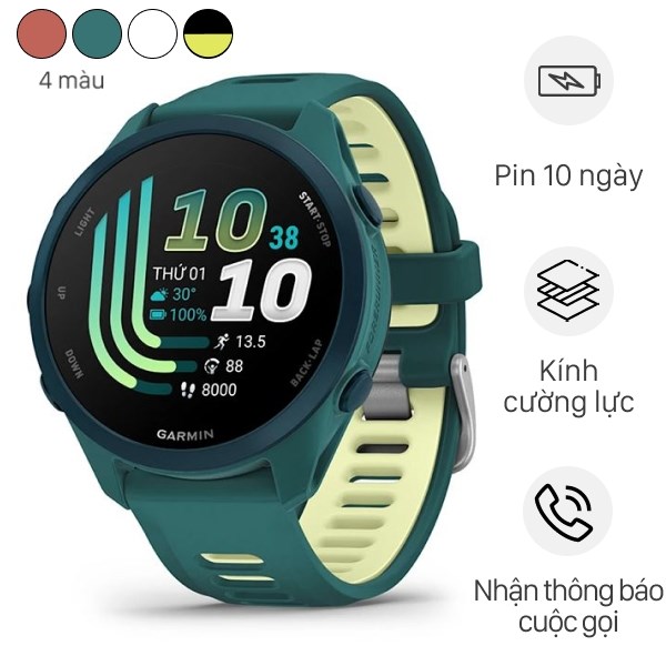 Garmin Forerunner 170 Music 42.6mm dây silicone