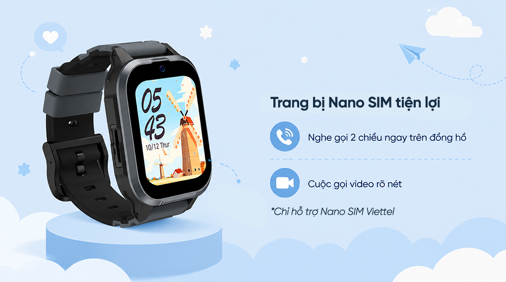 Đồng hồ định vị trẻ em Tammi Watch Kid Plus