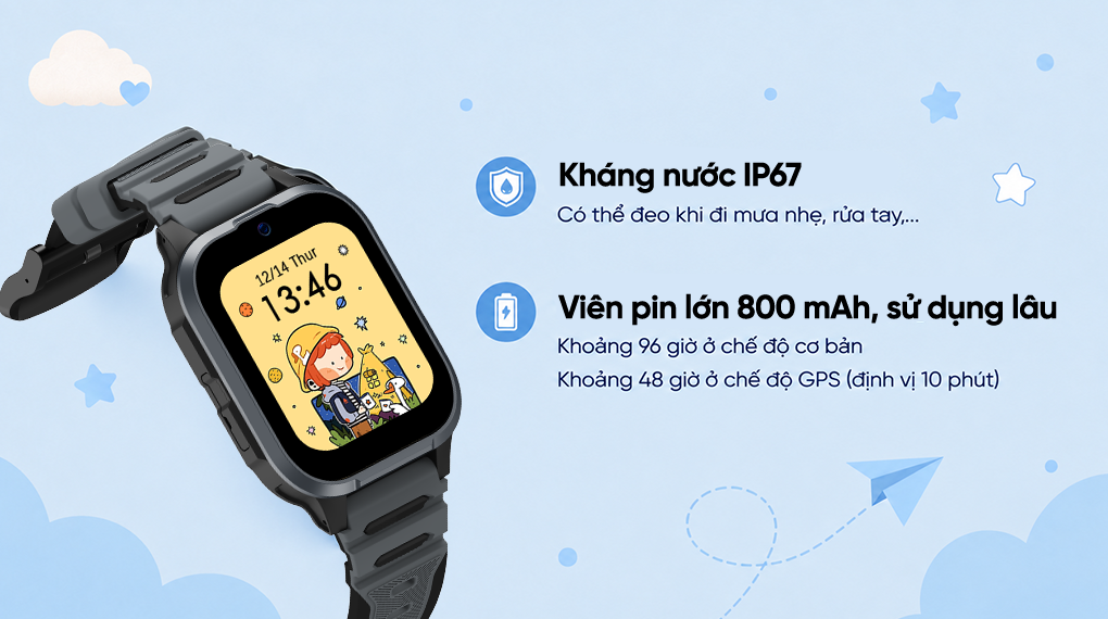Đồng hồ định vị trẻ em Tammi Watch Kid Plus