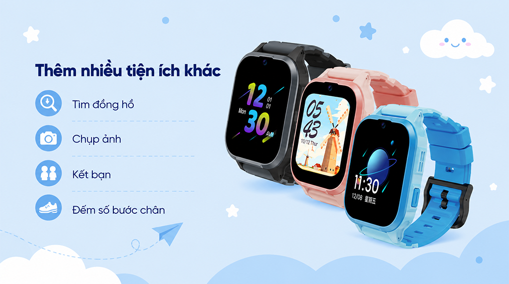 Đồng hồ định vị trẻ em Tammi Watch Kid Plus