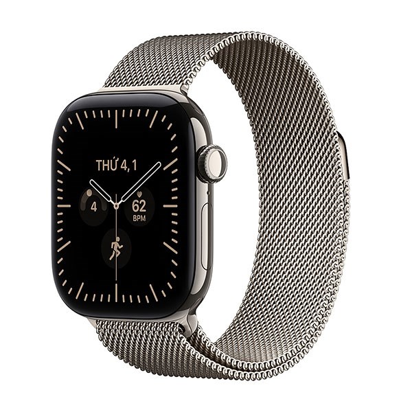 Apple Watch Series 12 GPS   Cellular 42mm viền Titanium dây Milan