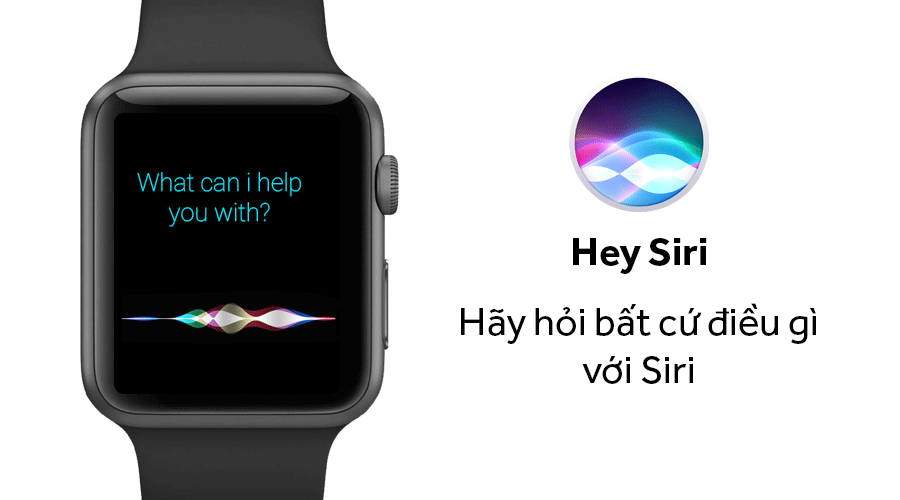 Apple Watch S1, 42mm viền nhôm, dây cao su màu đen