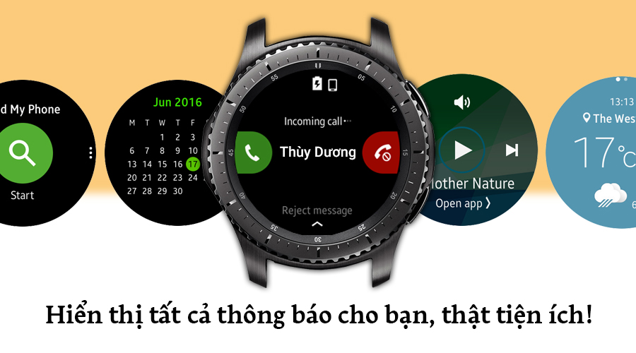 Đồng hồ thông minh Samsung Gear S3 Frontier