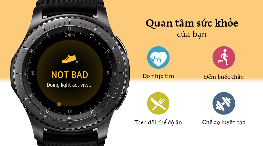 Đồng hồ thông minh Samsung Gear S3 Frontier