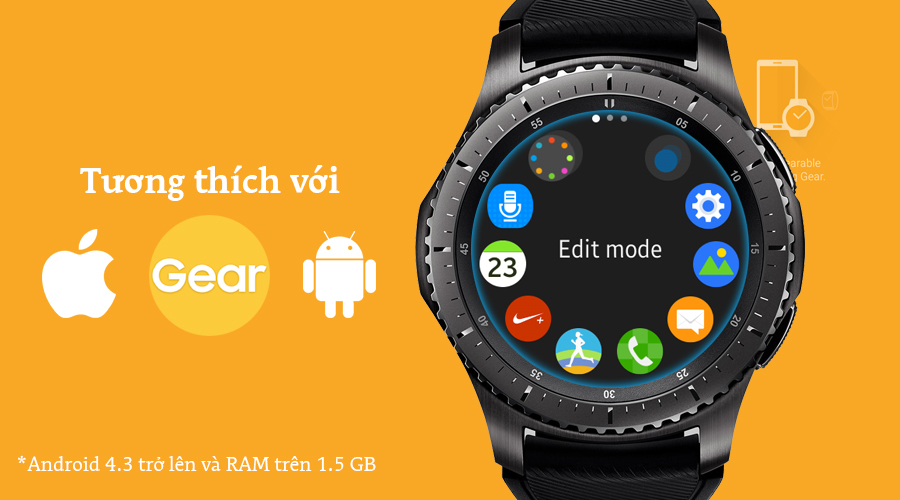 Đồng hồ thông minh Samsung Gear S3 Frontier