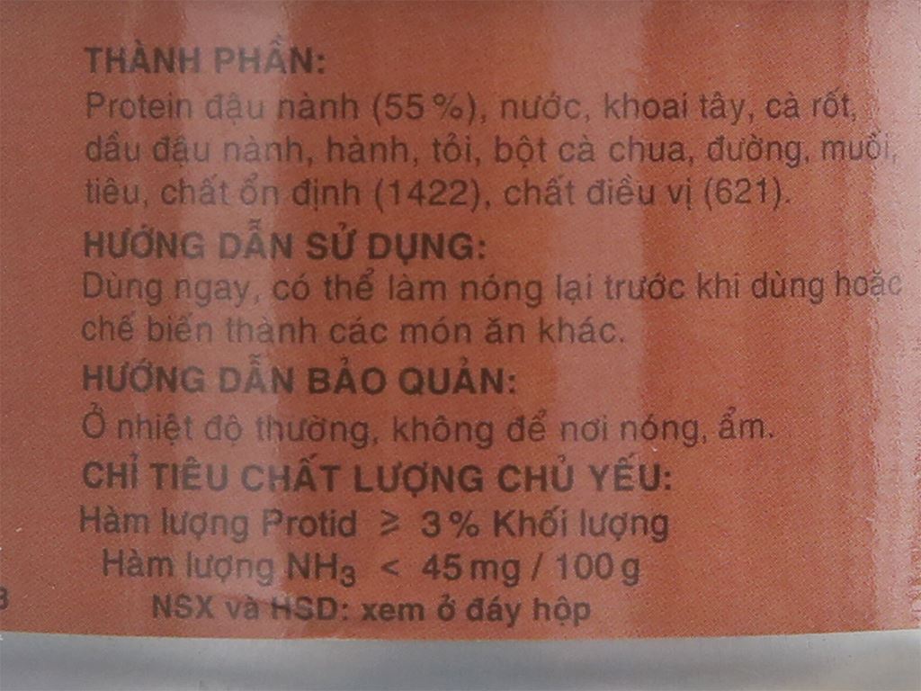 Ragu bò chay Vissan hộp 170g 3