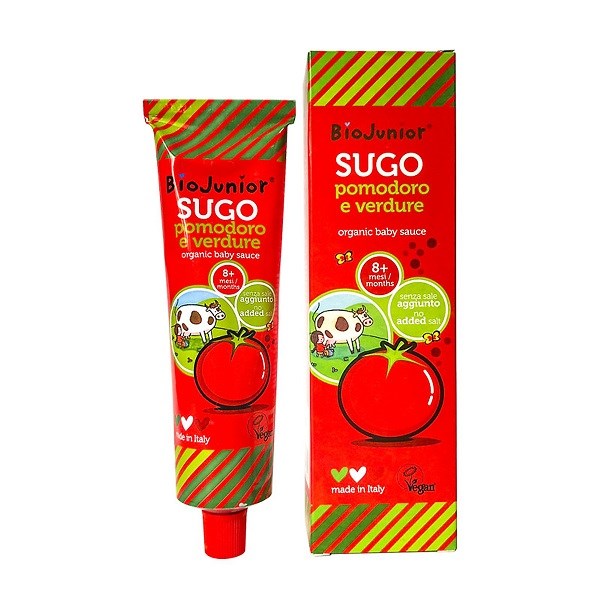 Sốt cà chua BioJunior tuýp 150g (từ 8 tháng) - AVAKids.com