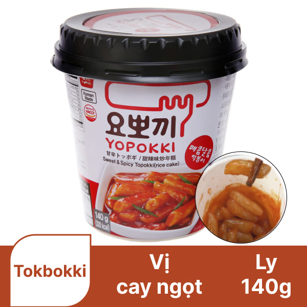 Tokbokki cay ngọt Yopokki 140g