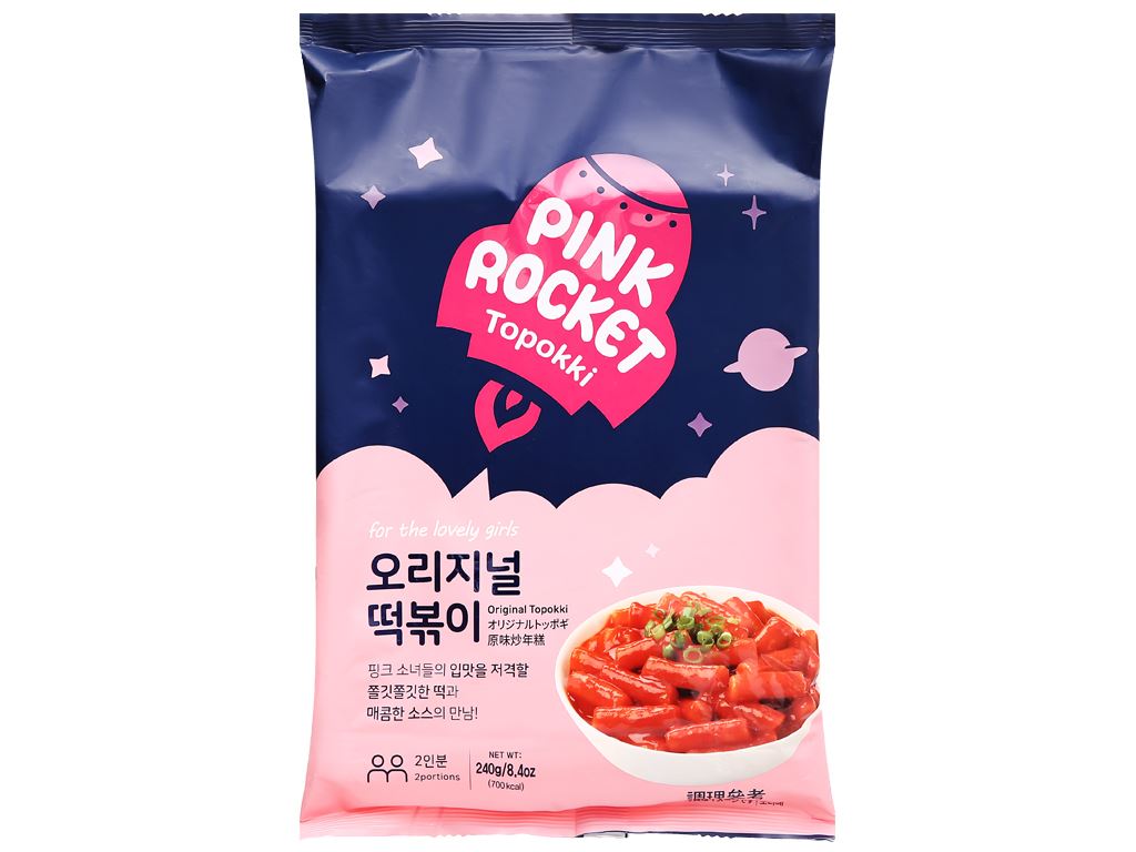 Pink Rice Rocket Thùng 24 gói bánh Pink Rocket 240g giá tốt tại Bách hoá XANH