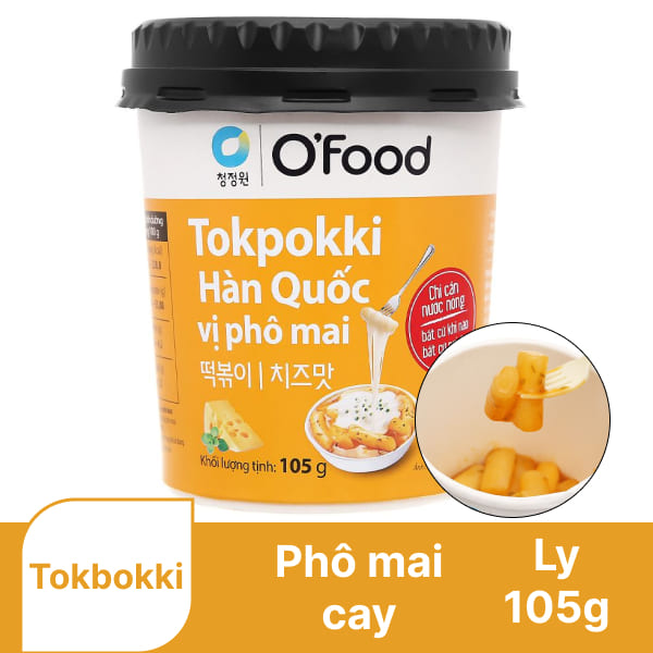 Tokbokki phô mai O'food 105g