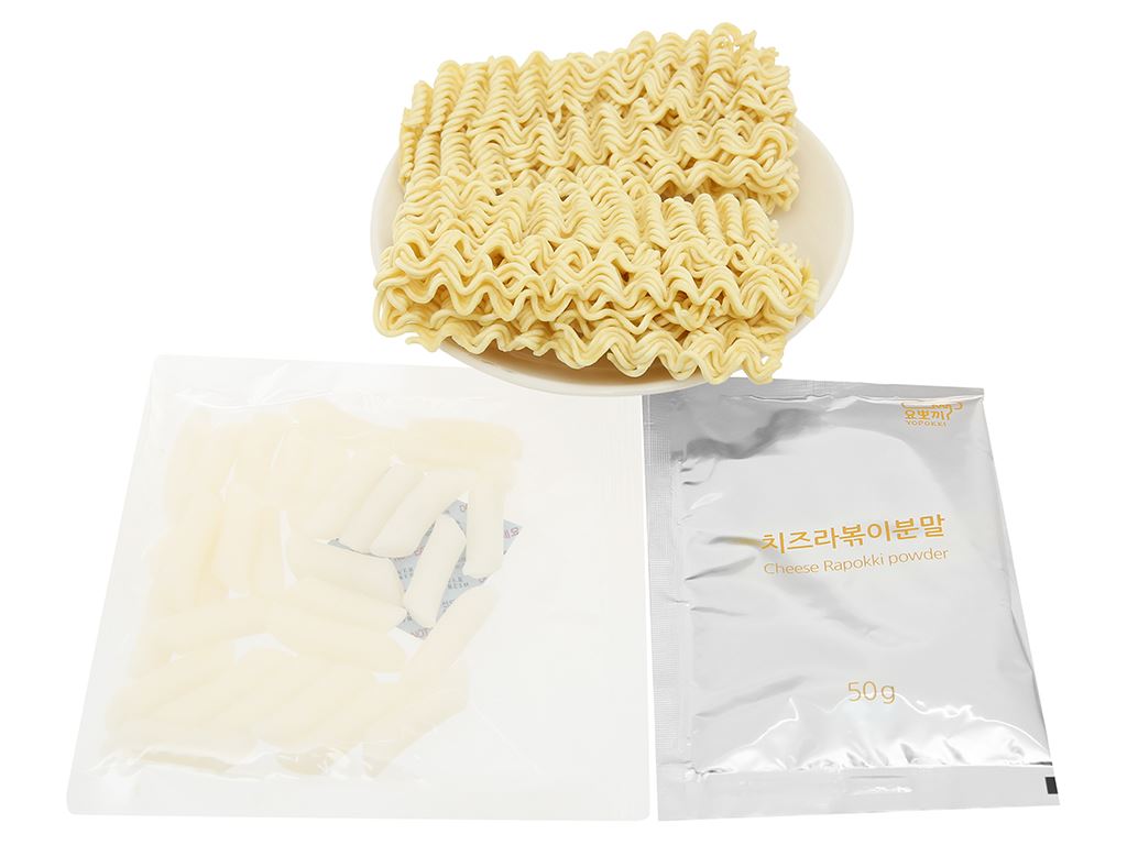 Bánh gạo rapokki Yopokki vị phô mai gói 260g 5